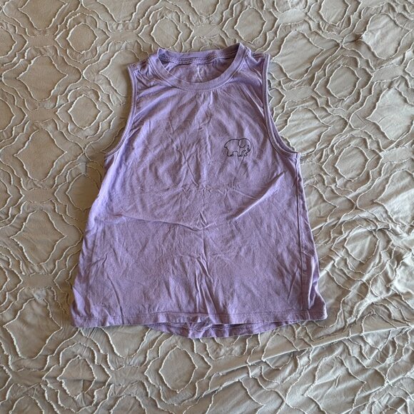 NWOT Ivory Ella Purple Floral Tank Top - Picture 2 of 4